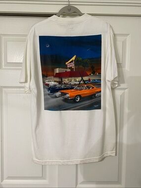 In-N-Out Burger Mike Rider 2007  Vegas White Logo T-Shirt L